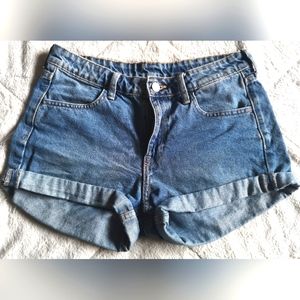 Denim shorts. Size 4